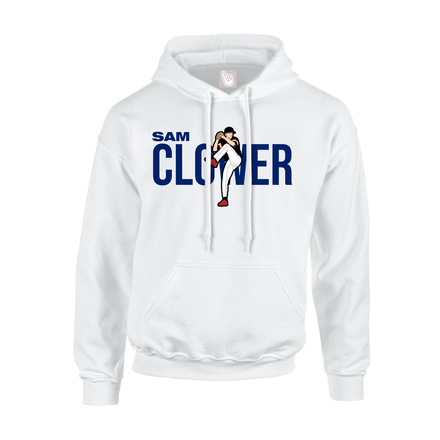 Hoodie — Player Name in White