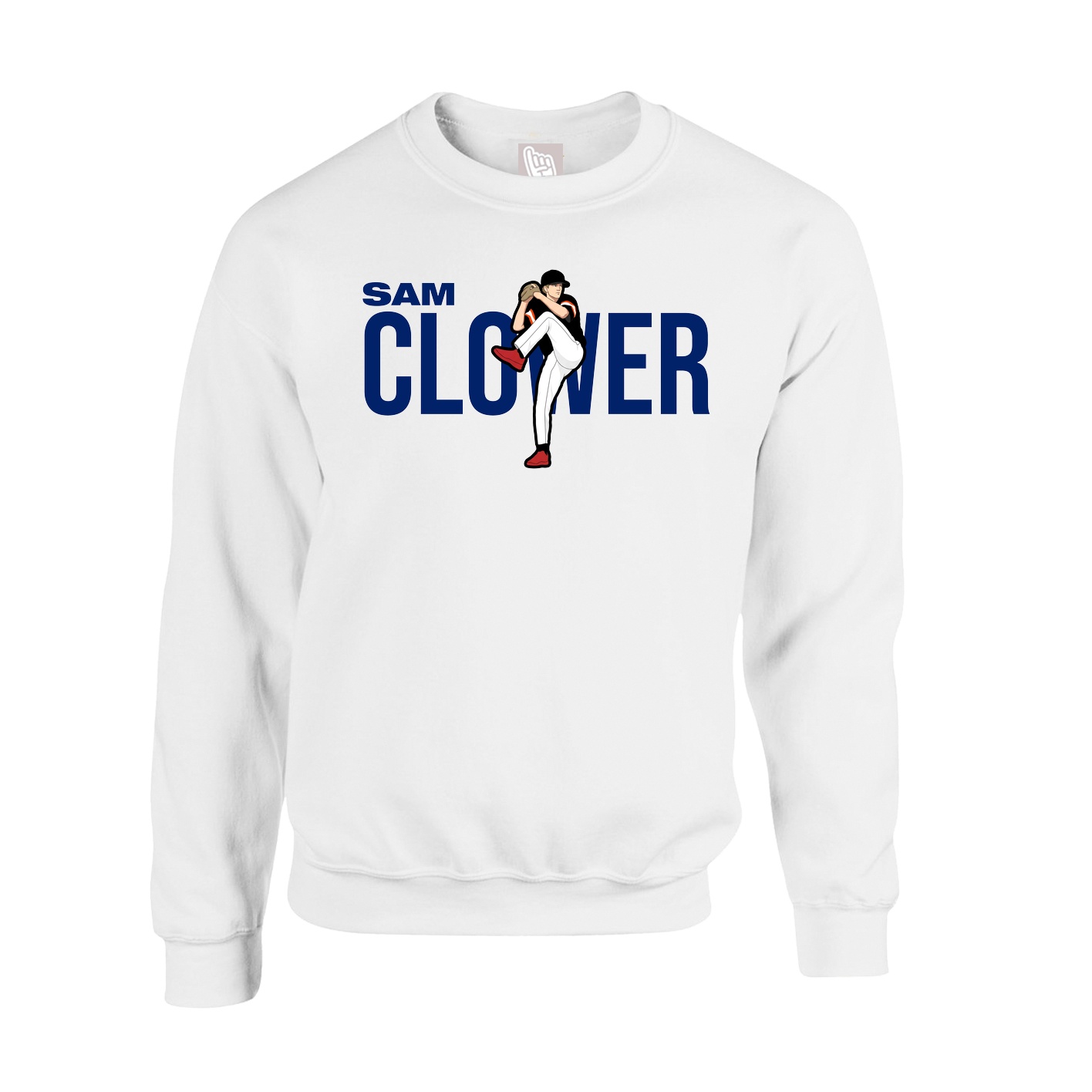 Fleece Crew — Player Name in White