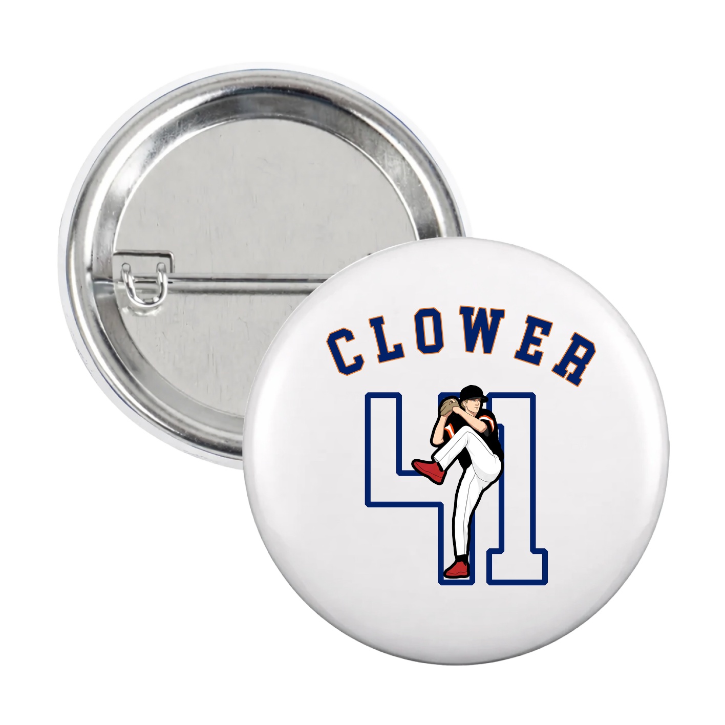 Game Day Button — Shirsey Arch in White