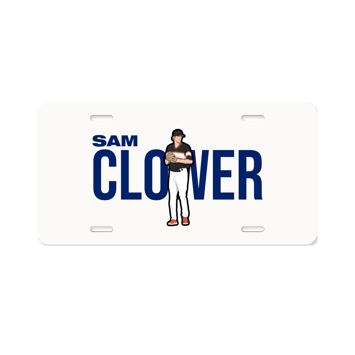 License Plate — Player Name in Classic