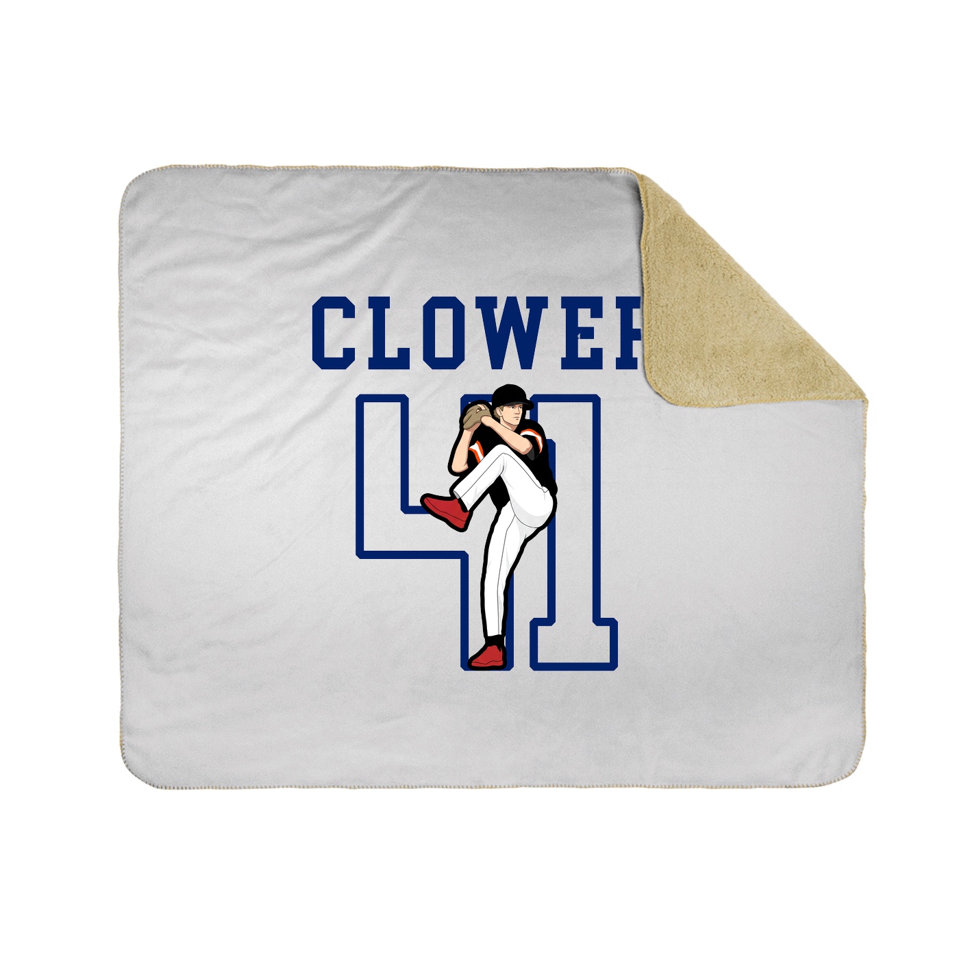 Throw Blanket — Shirsey in White