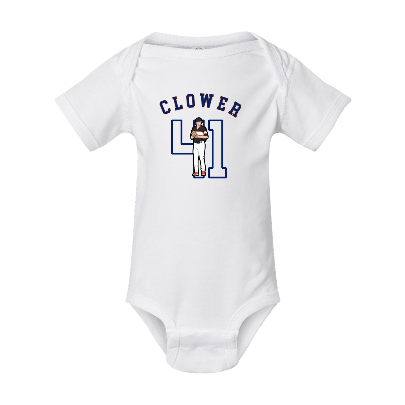 Baby Onesie — Shirsey Arch in White