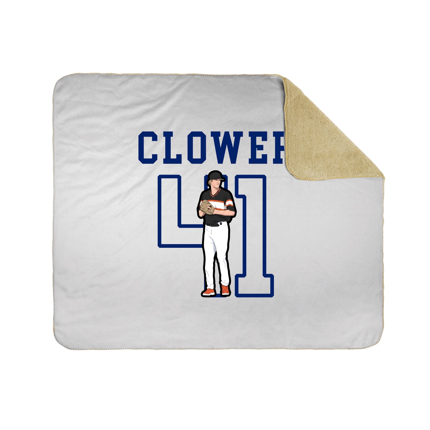 Throw Blanket — Shirsey in White