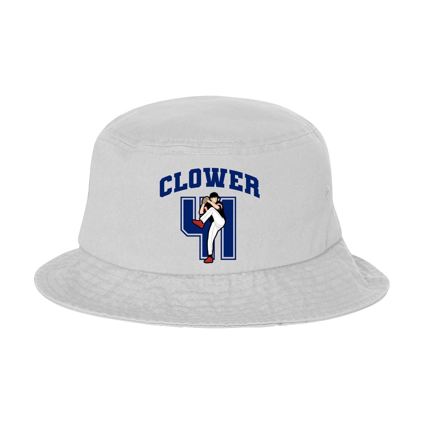 Bucket Cap — Number in White