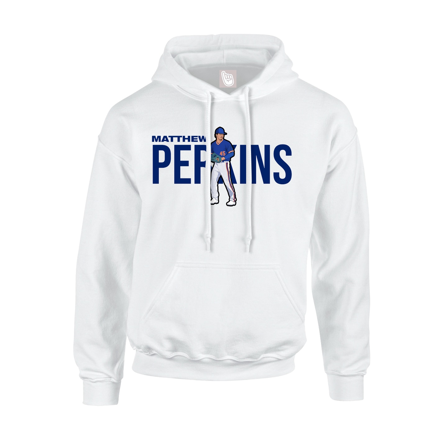 Youth Hoodie — Player Name in White