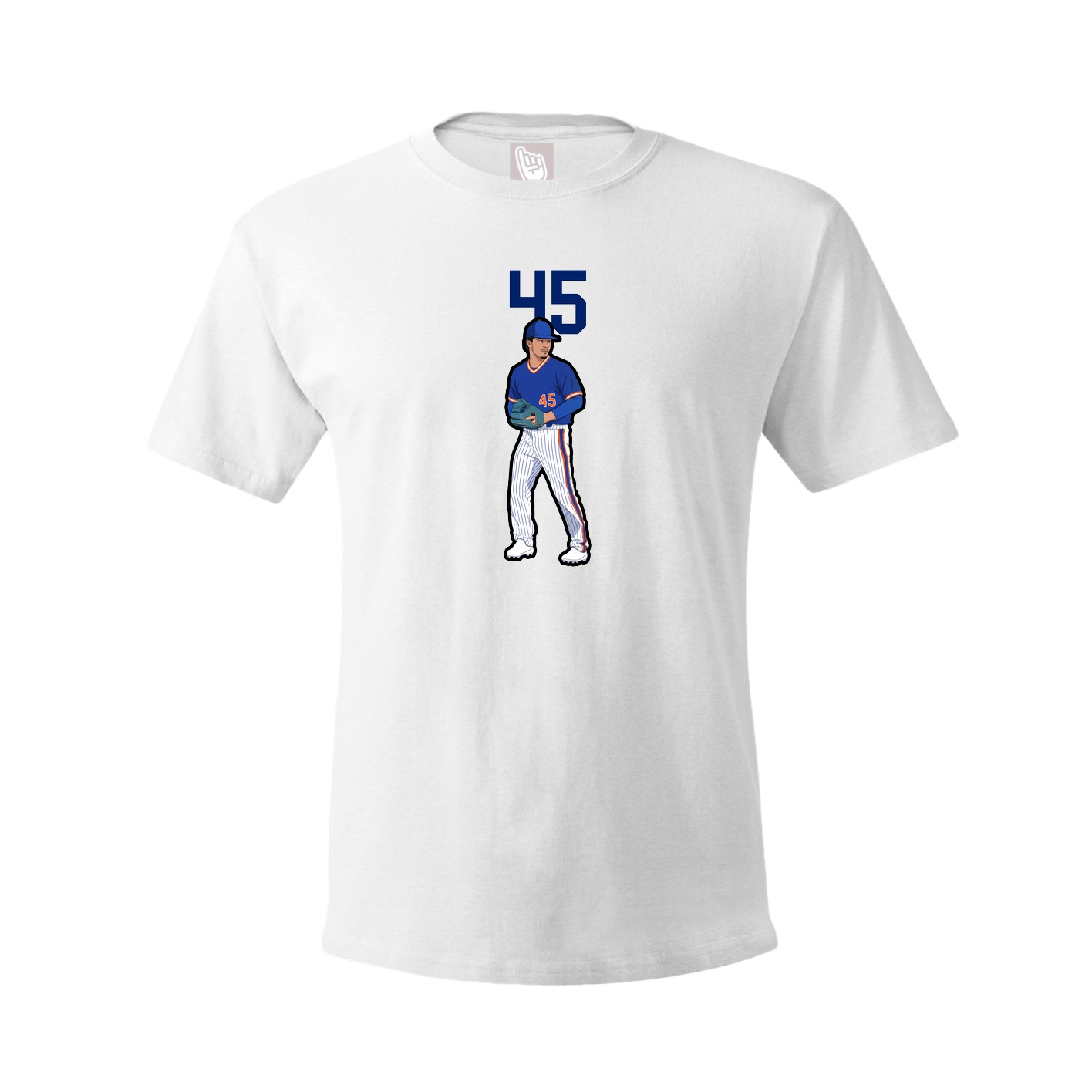 Tee — Number Top in White