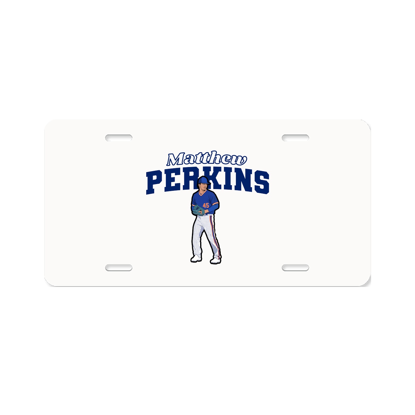License Plate — Name Arch in Classic