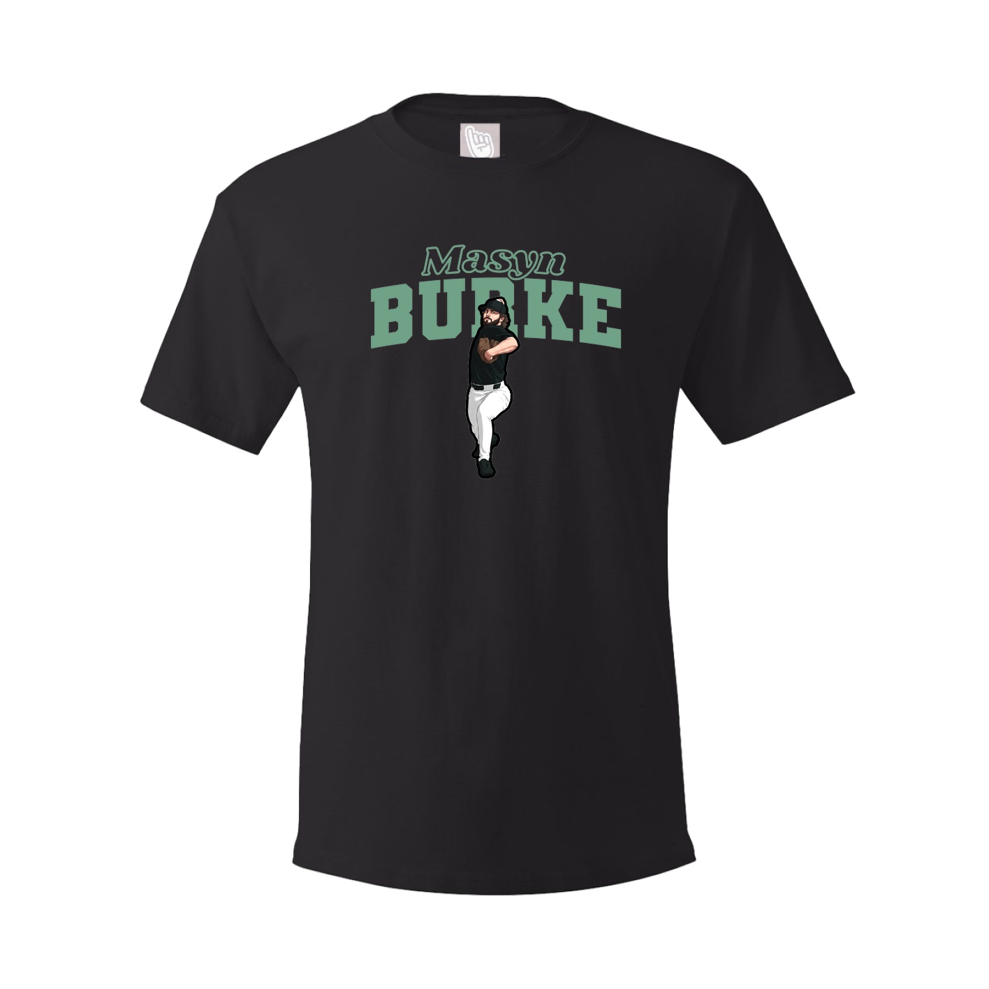 Youth Tee — Name Arch in Black
