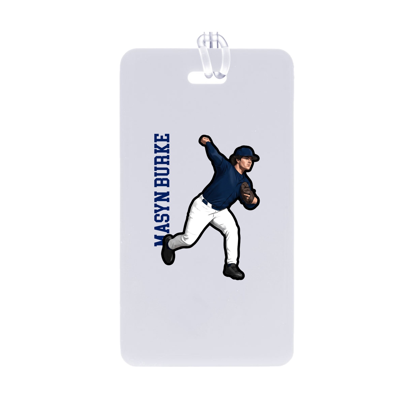 Bag Tag — Name Vertical in Classic