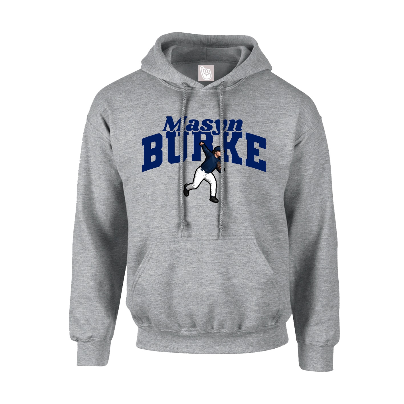 Hoodie — Signature Arch in Grey