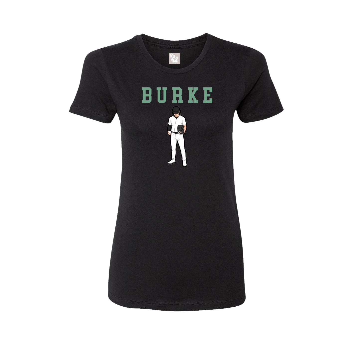Fitted Women's Tee — Shirsey in Black