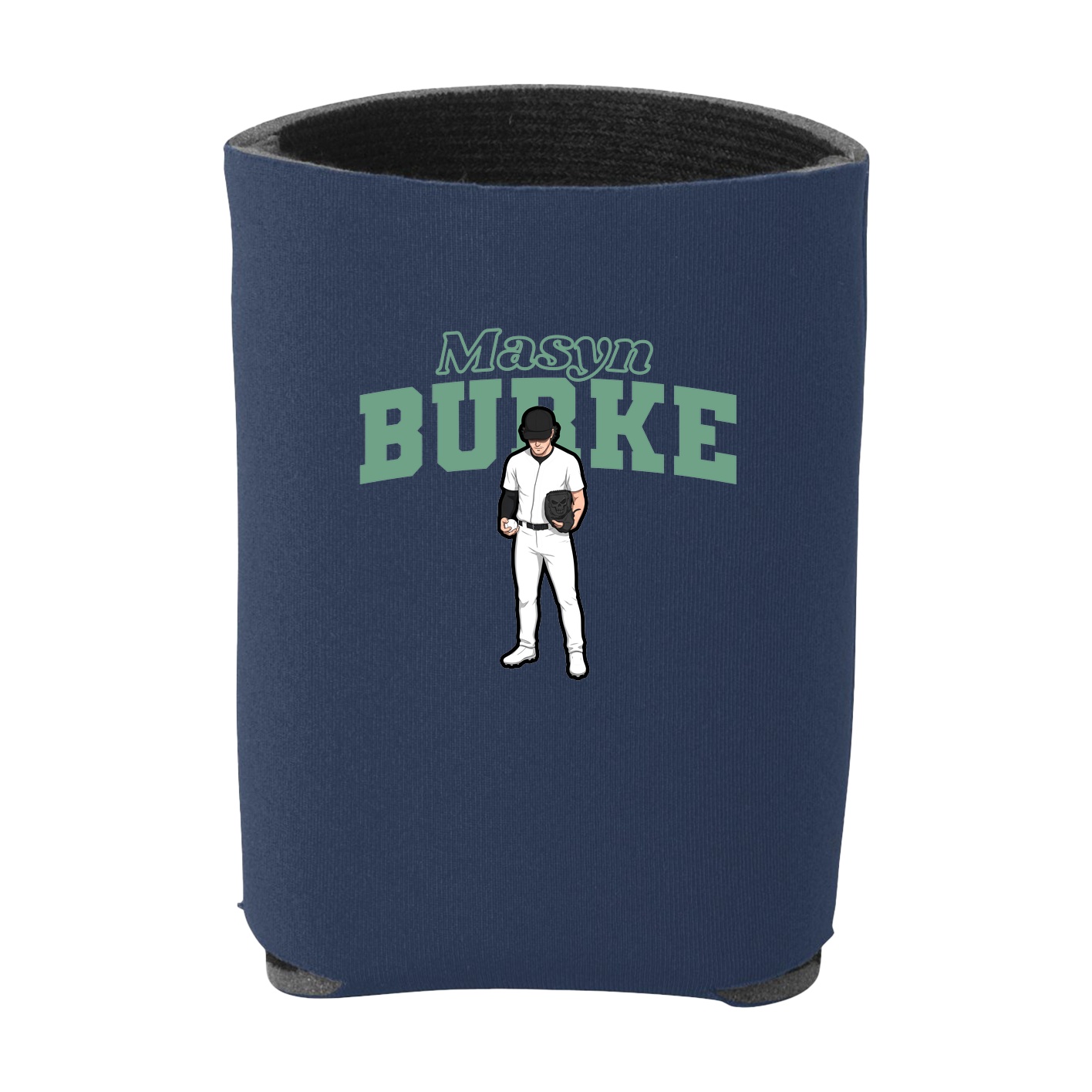 Can Holder — Name Arch in Navy