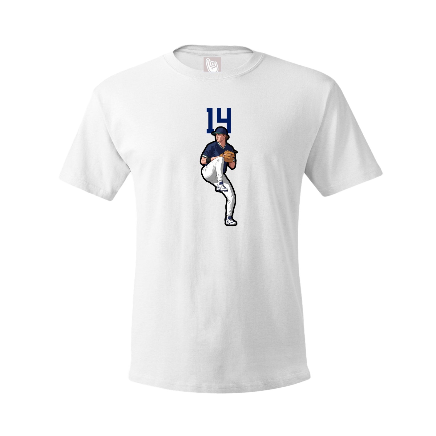 Tee — Number Top in White