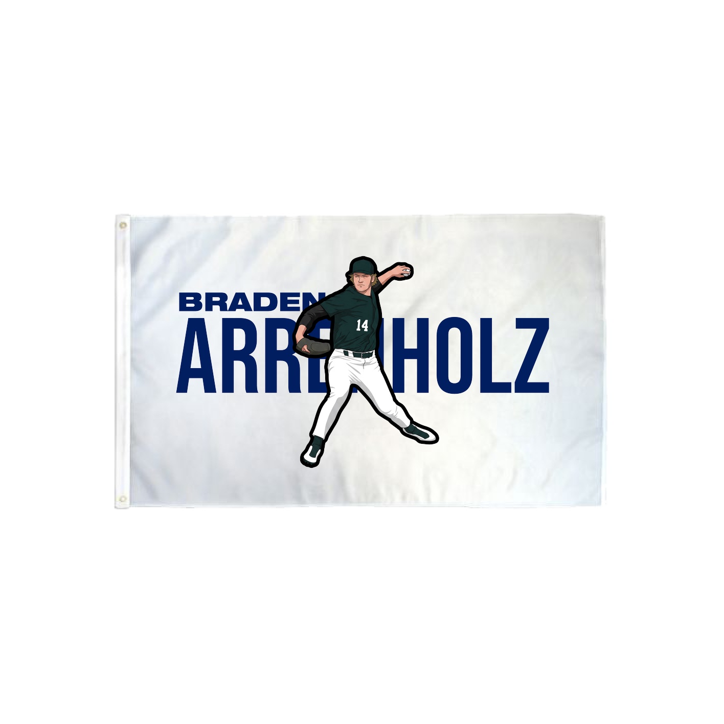3x5 Flag — Player Name in Classic