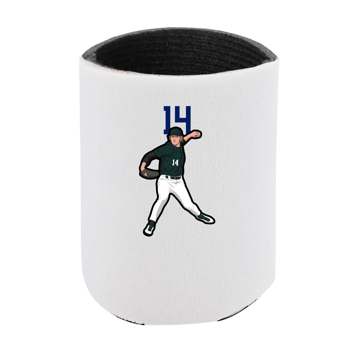 Can Holder — Number Top in White