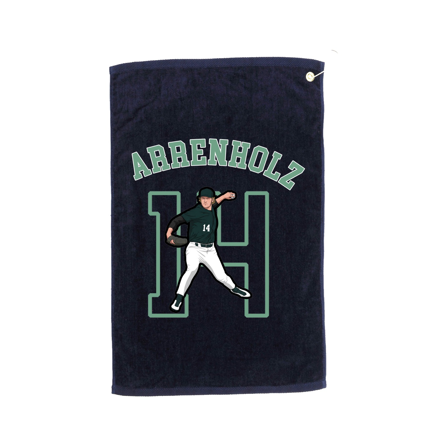 Golf Towel — Shirsey Arch in Navy