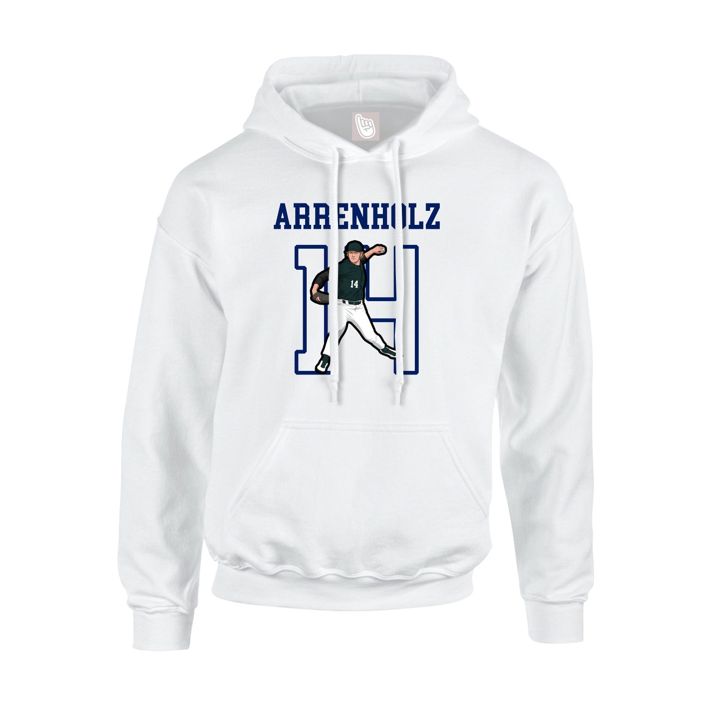 Youth Hoodie — Shirsey in White