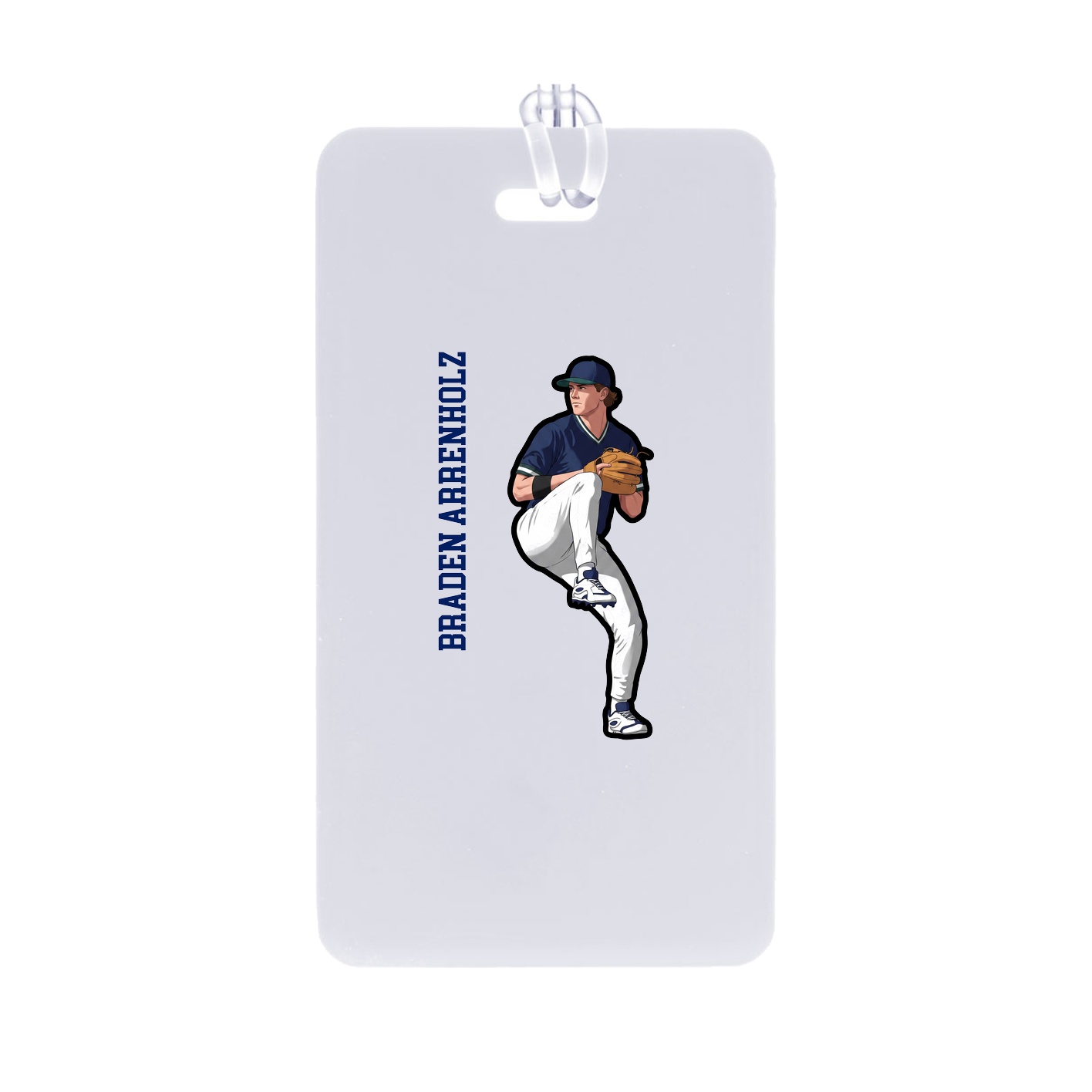 Bag Tag — Name Vertical in Classic