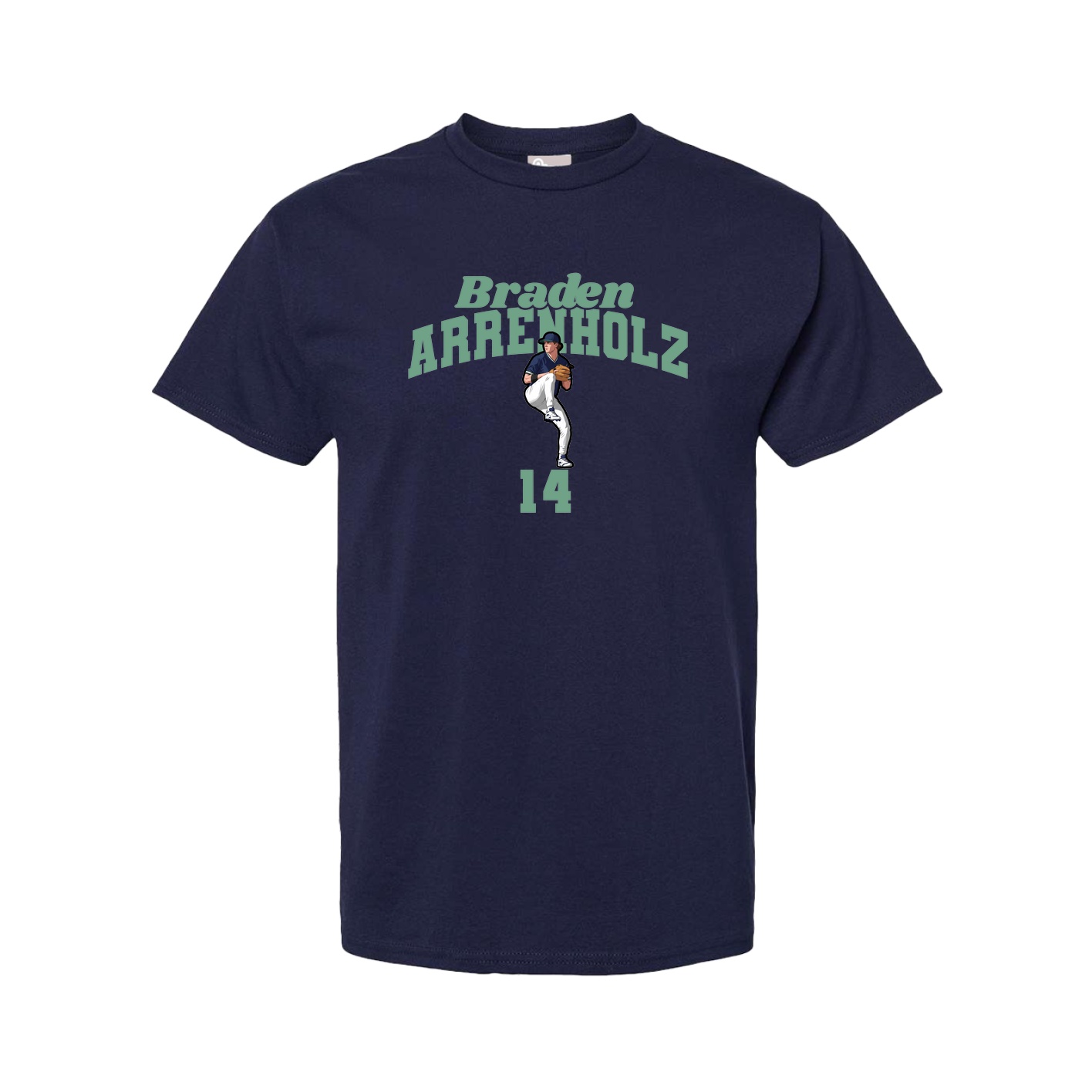 Tee — Signature Arch in Navy