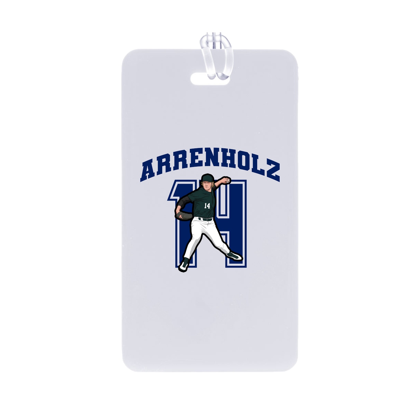 Bag Tag — Number in Classic