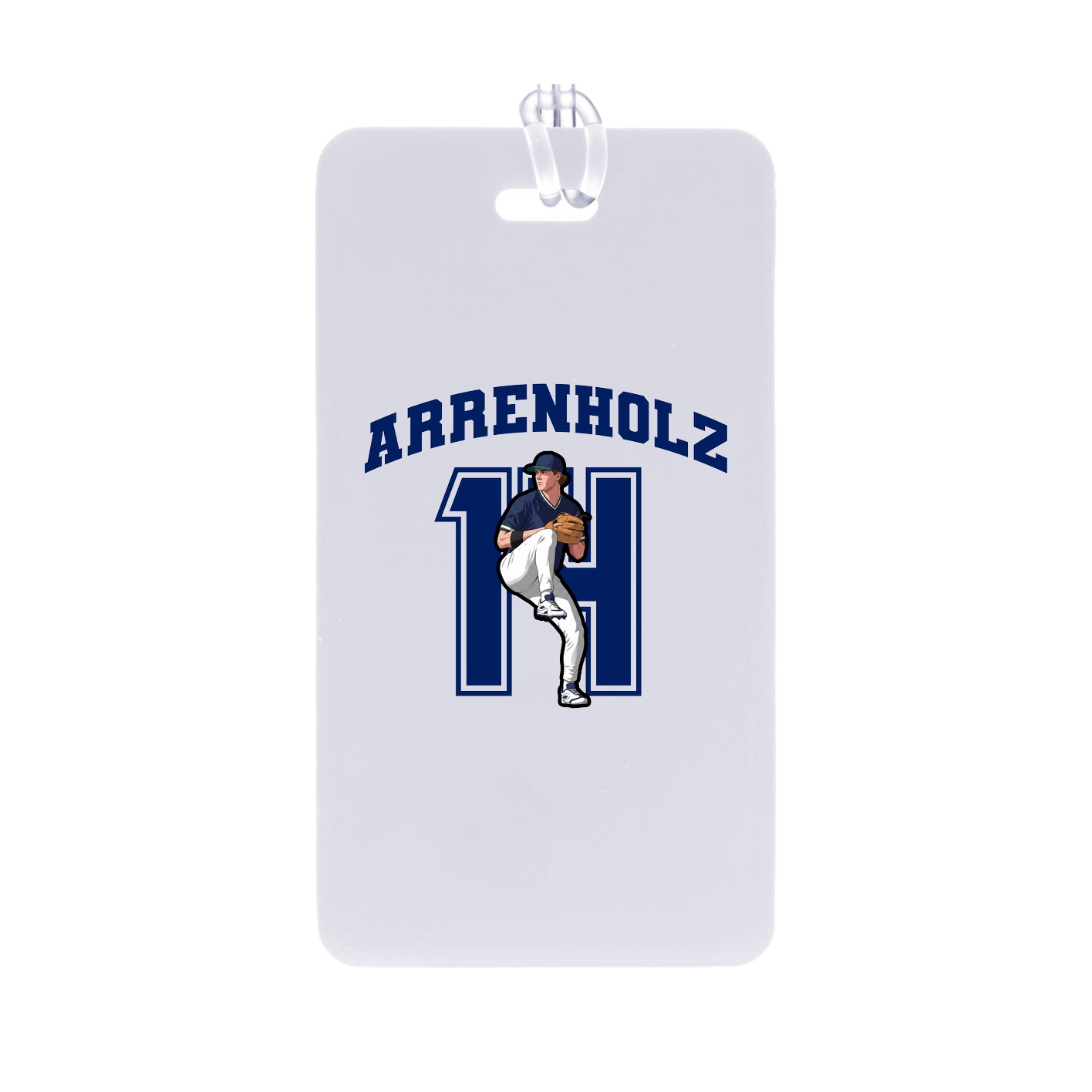 Bag Tag — Number in Classic