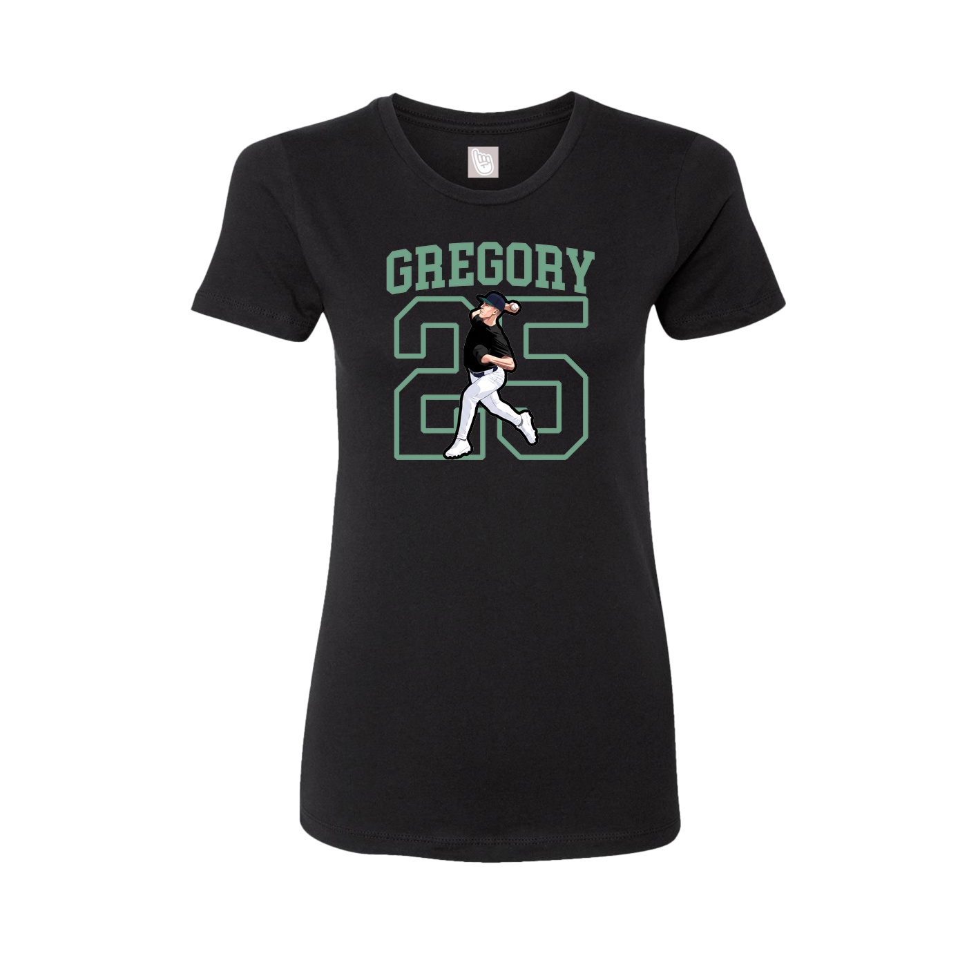 Fitted Women's Tee — Shirsey in Black