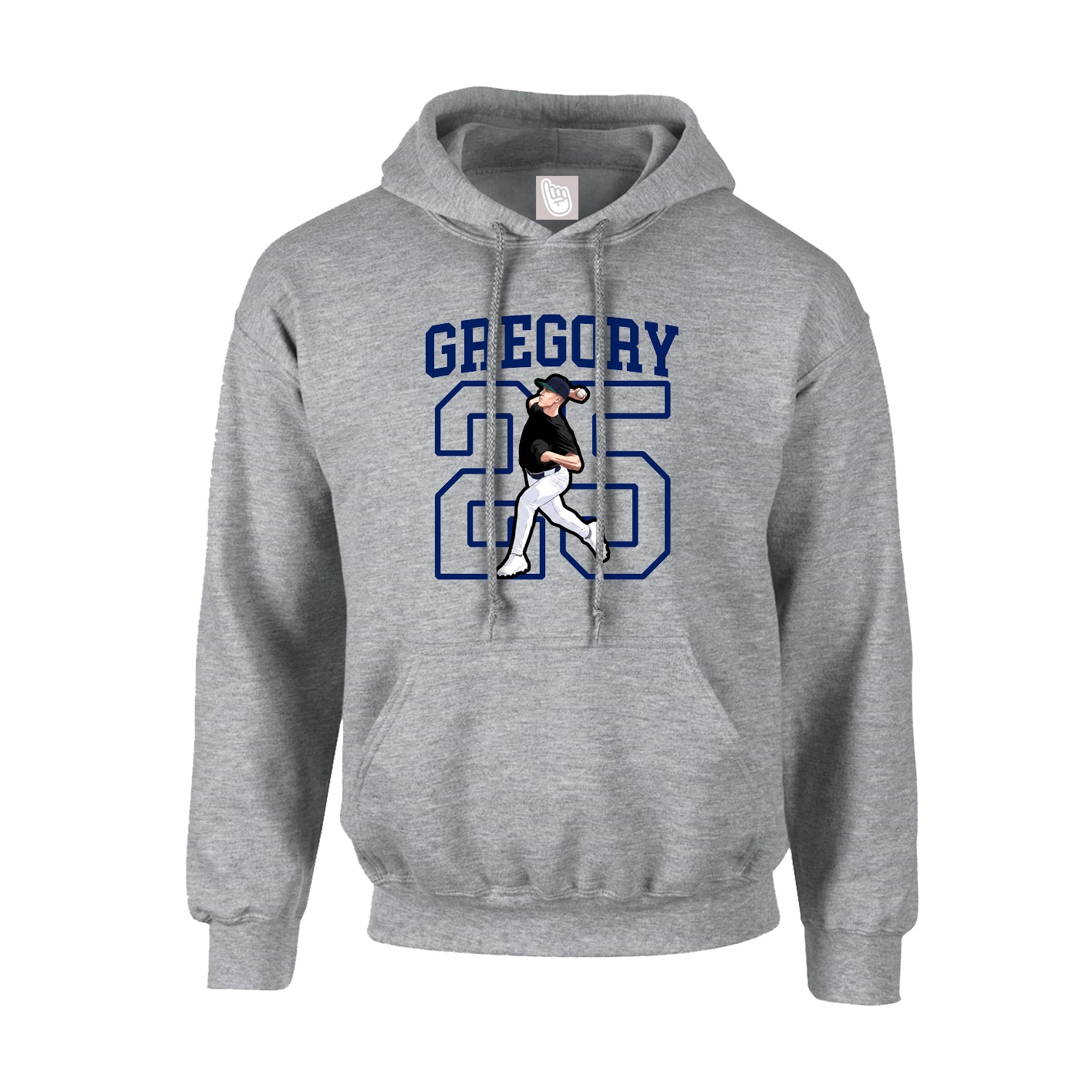 Hoodie — Shirsey in Grey