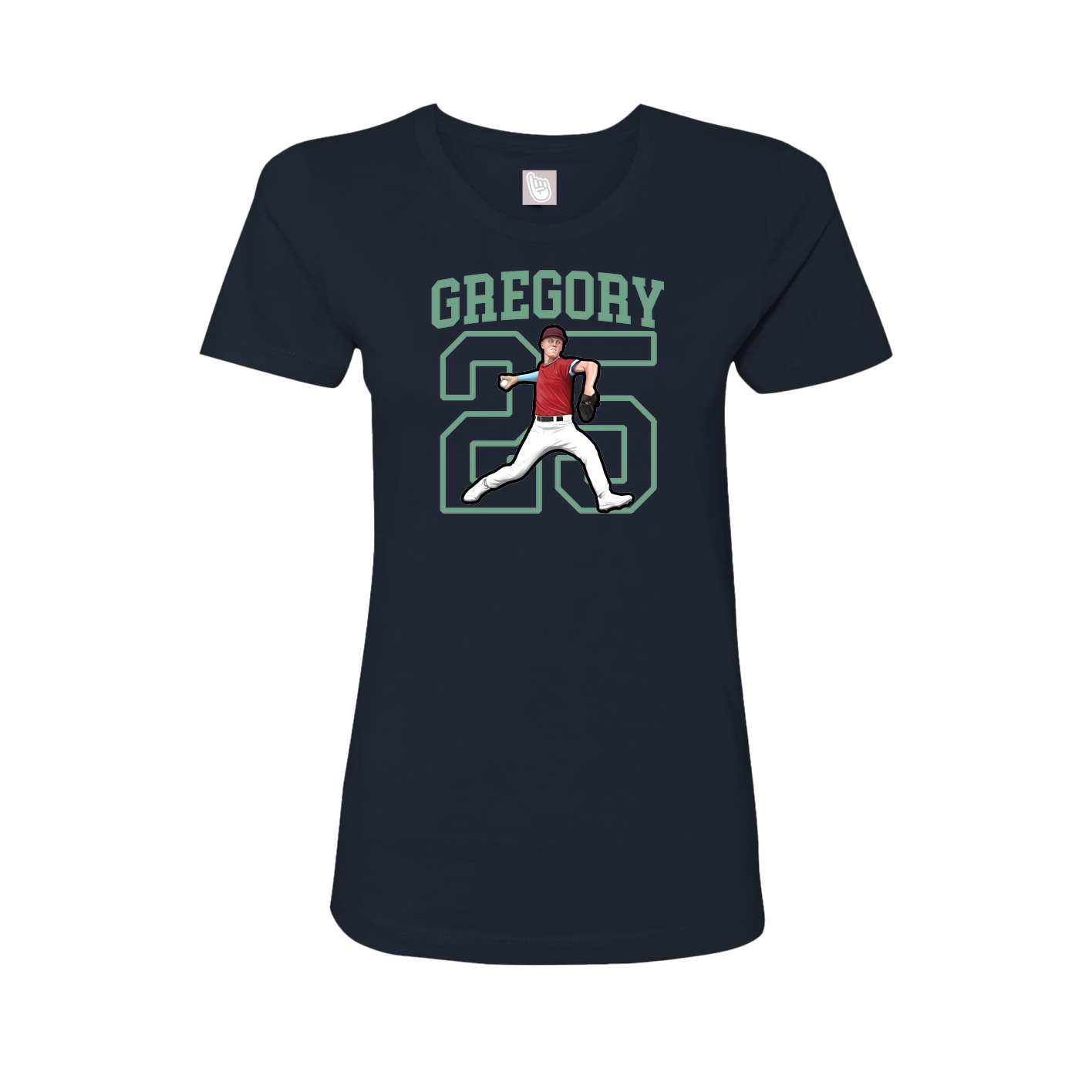 Fitted Women's Tee — Shirsey in Navy