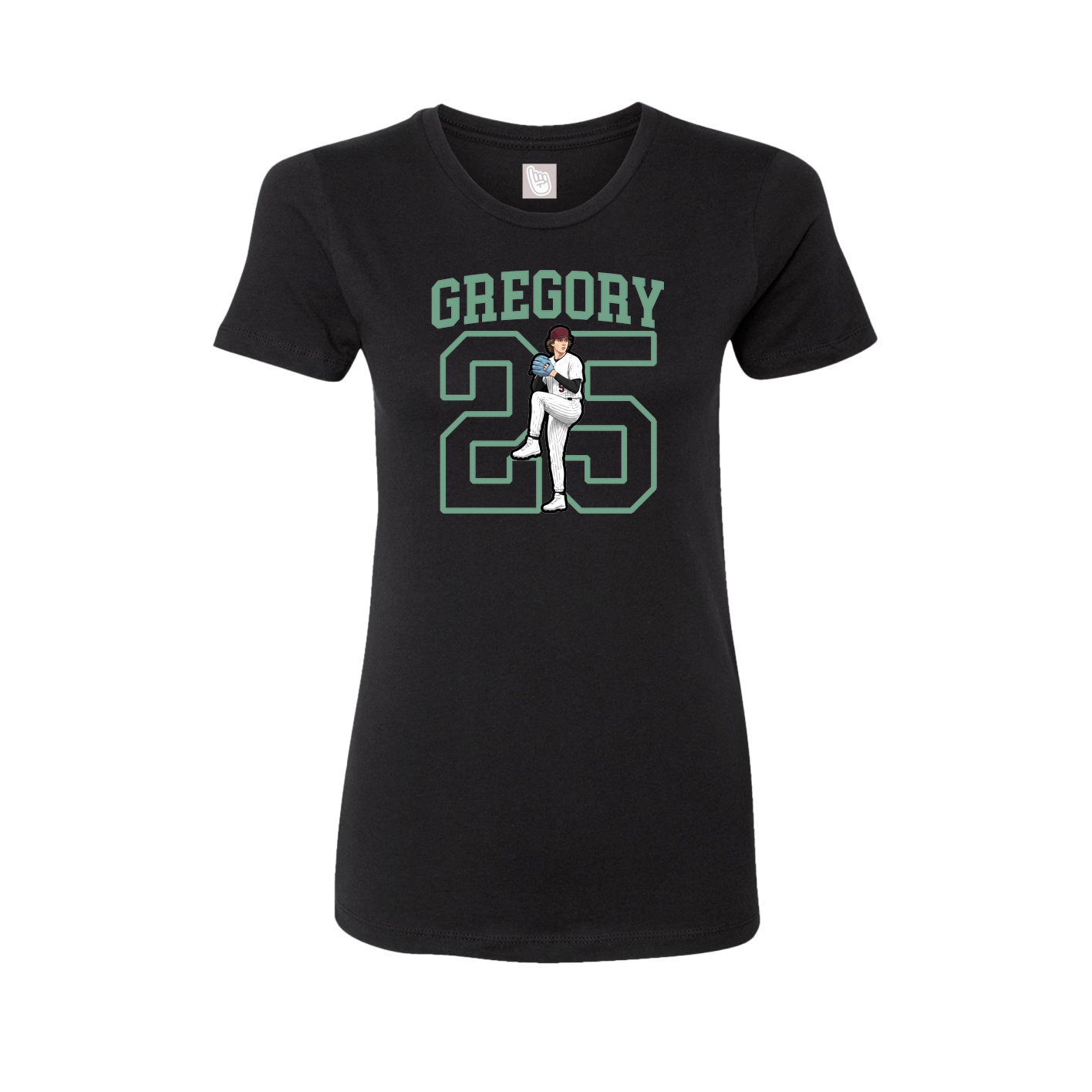 Fitted Women's Tee — Shirsey in Black