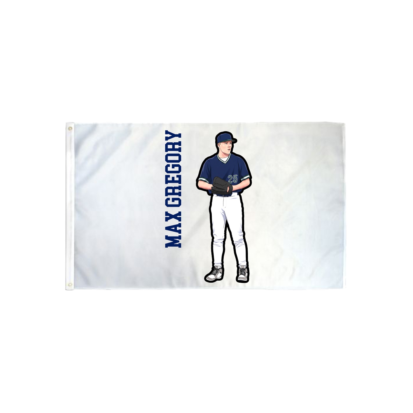 3x5 Flag — Name Vertical in Classic