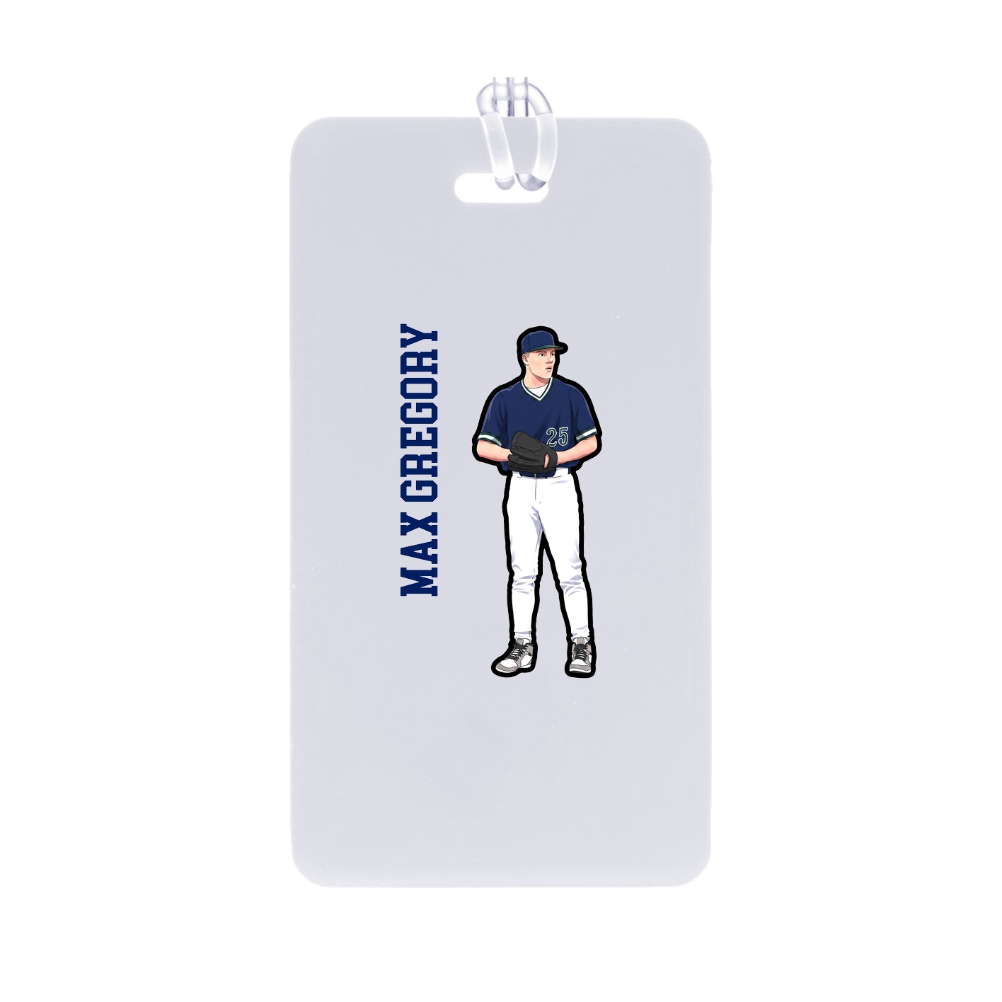 Bag Tag — Name Vertical in Classic
