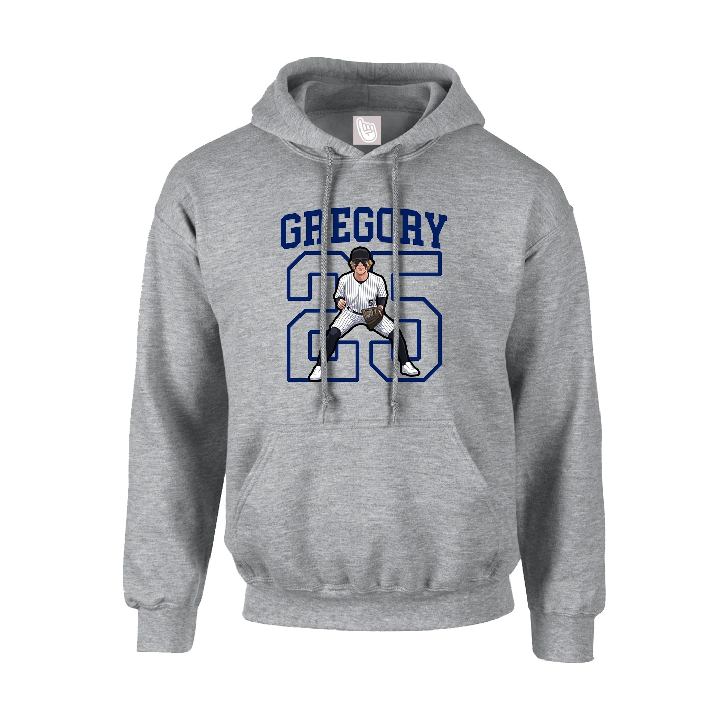 Hoodie — Shirsey in Grey