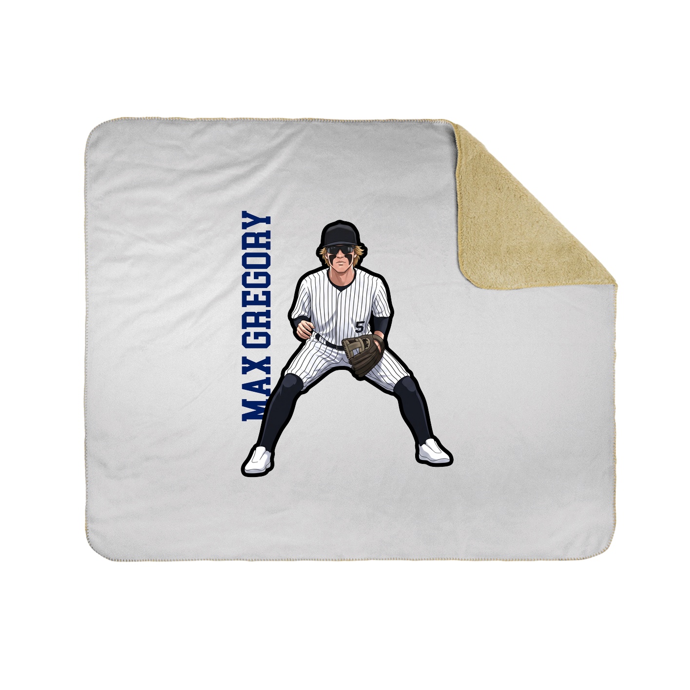 50x60 Sherpa Lined Throw Blanket