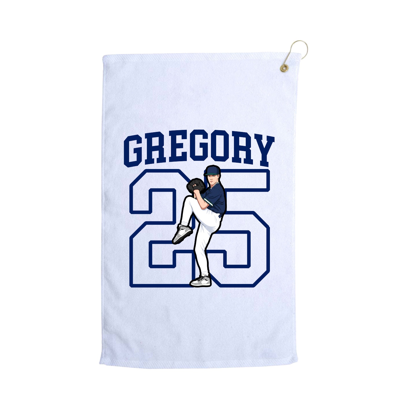 Golf Towel — Shirsey in White