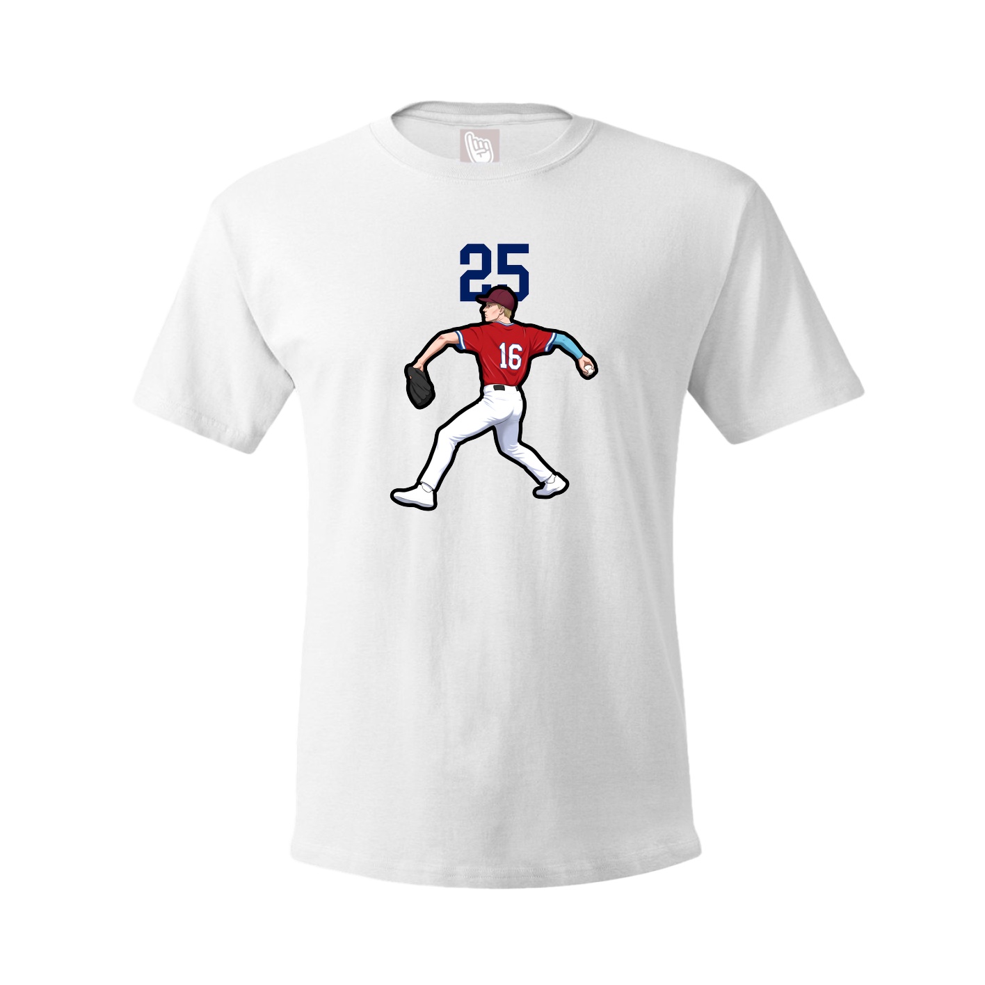 Tee — Number Top in White
