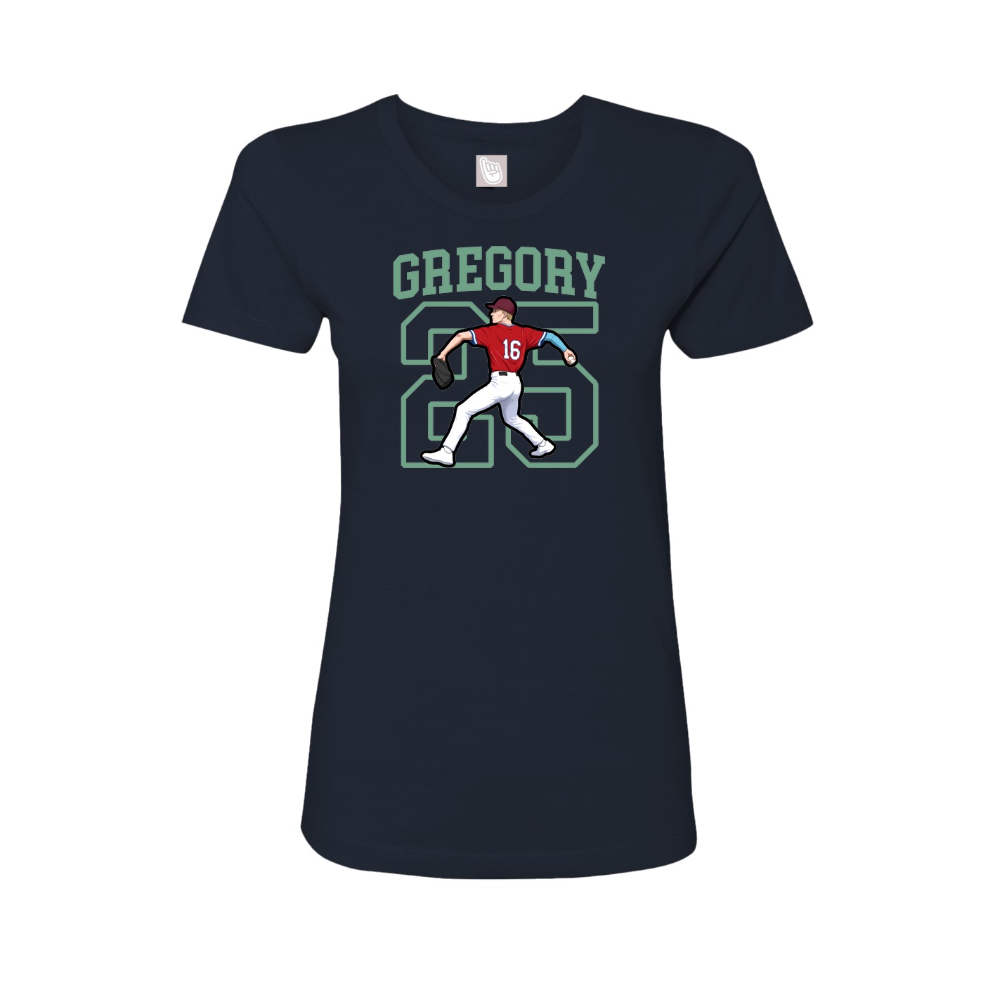 Fitted Women's Tee — Shirsey in Navy
