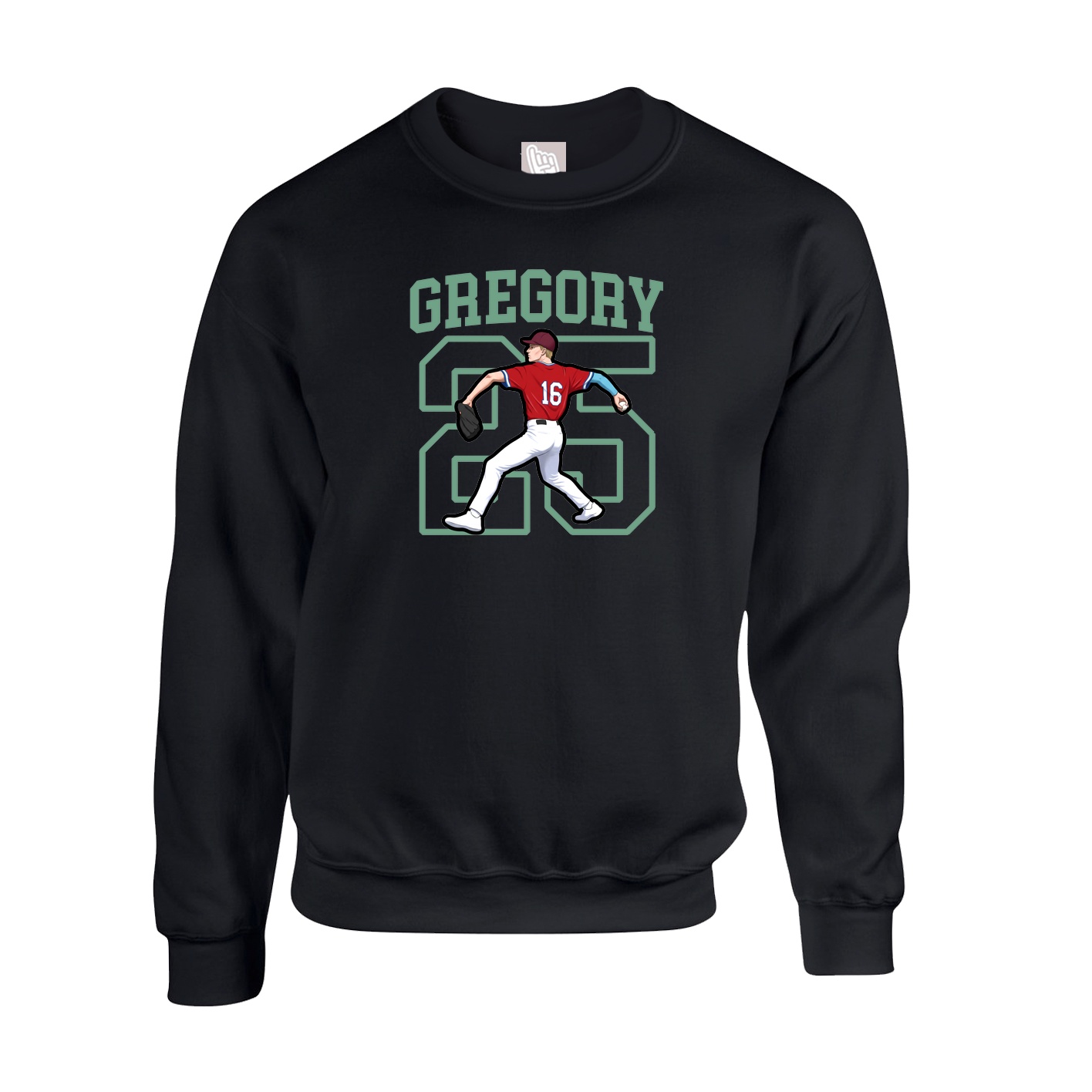 Fleece Crew — Shirsey in Black