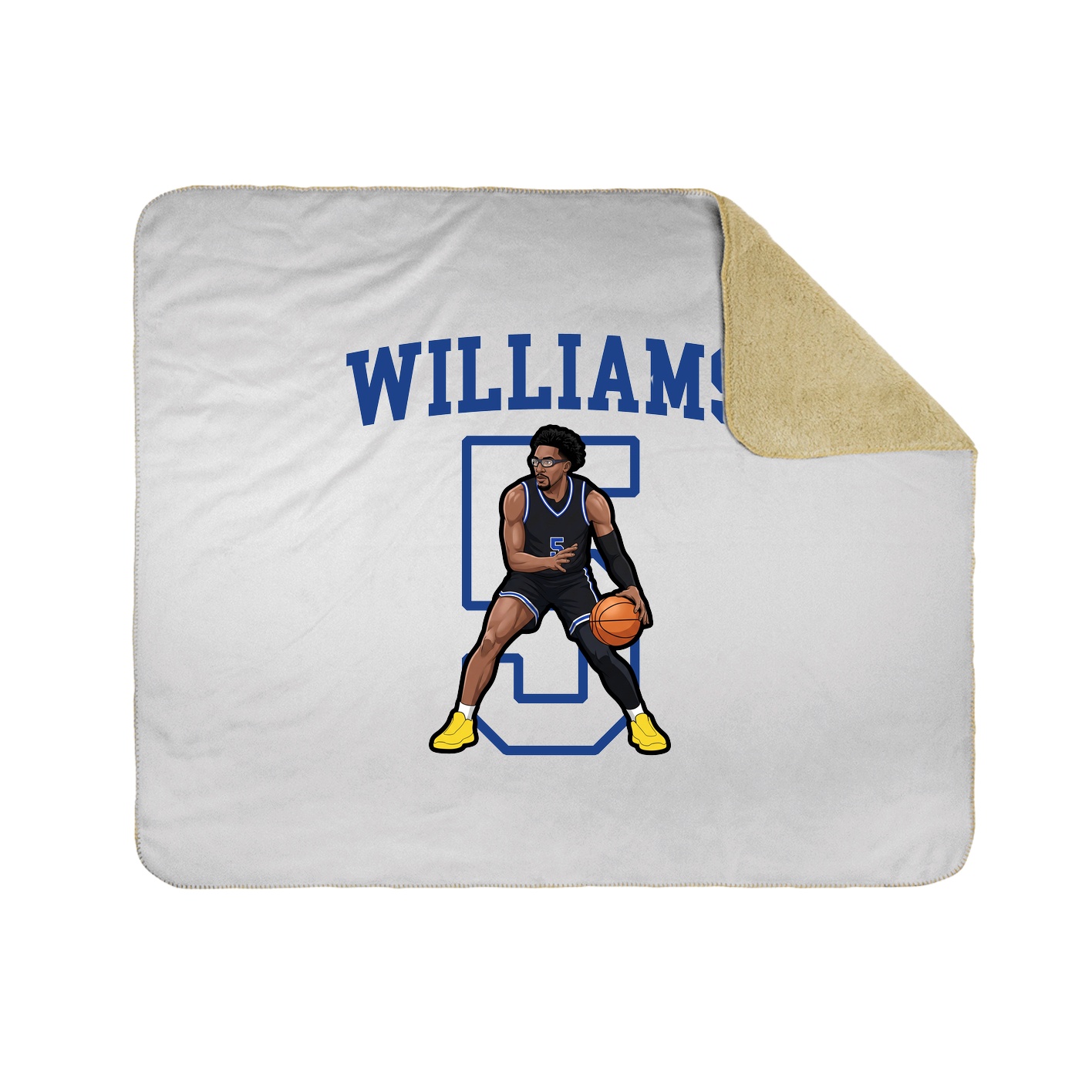Throw Blanket — Shirsey in White