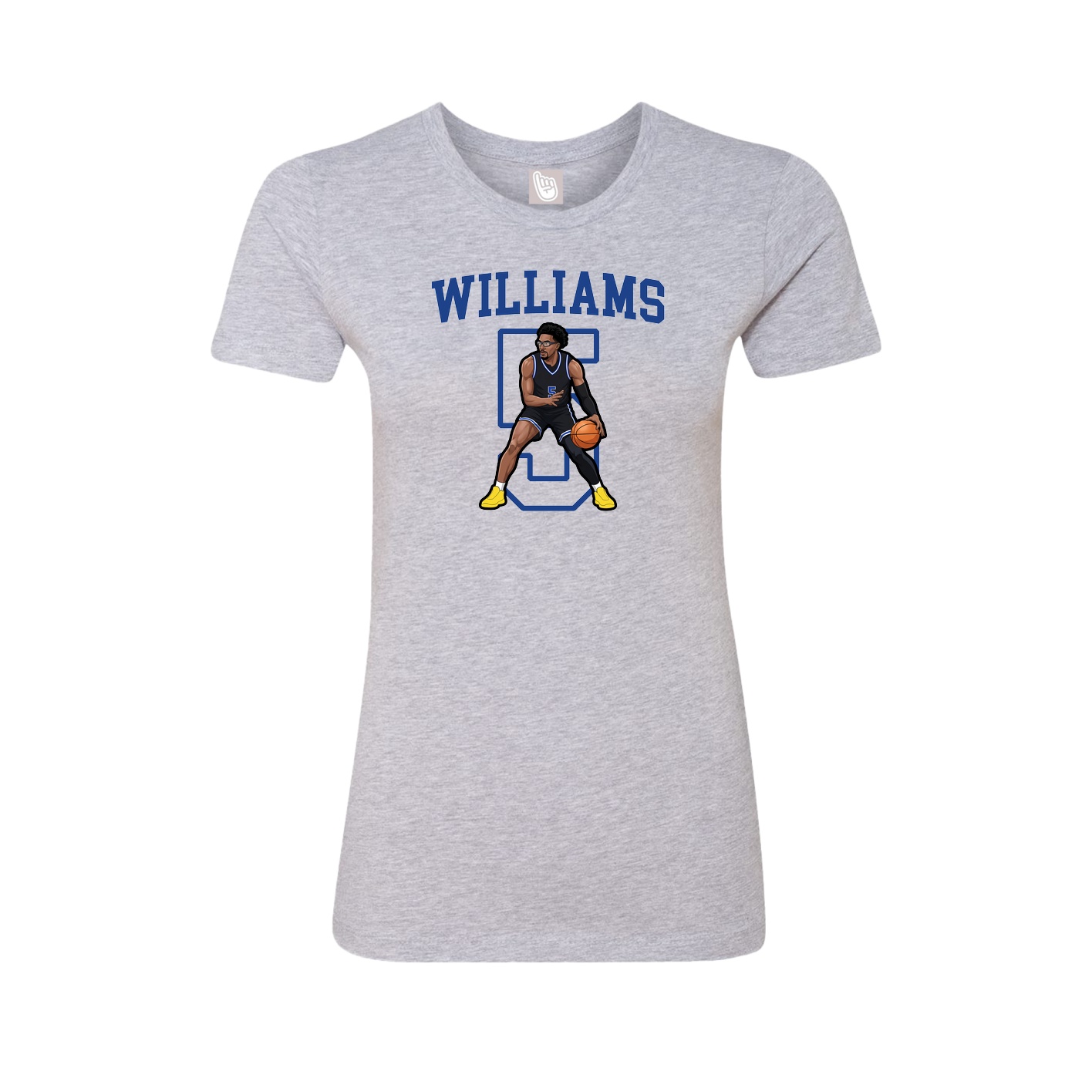 Fitted Women's Tee — Shirsey in Grey