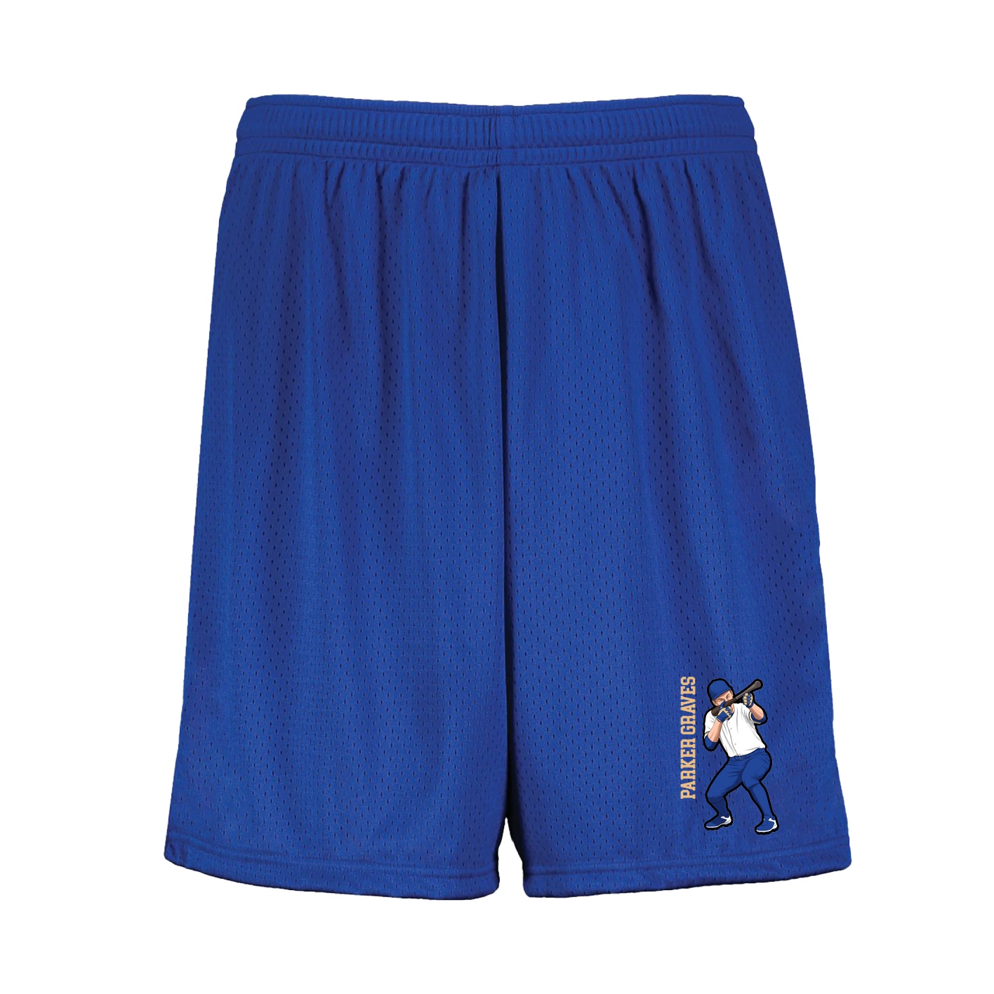 Shorts — Name Vertical in Royal