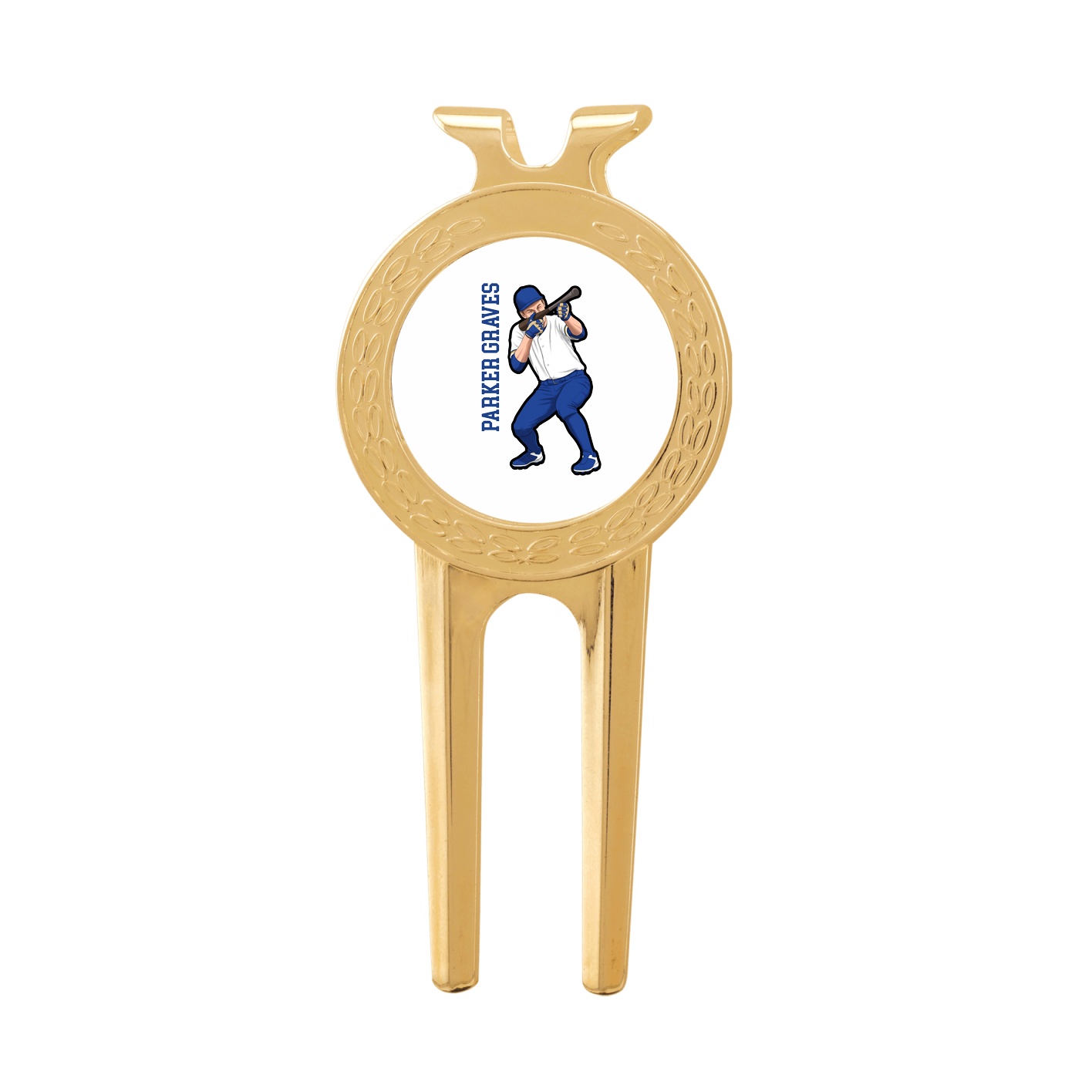 Divot Tool with Ball Marker — Name Vertical in Classic