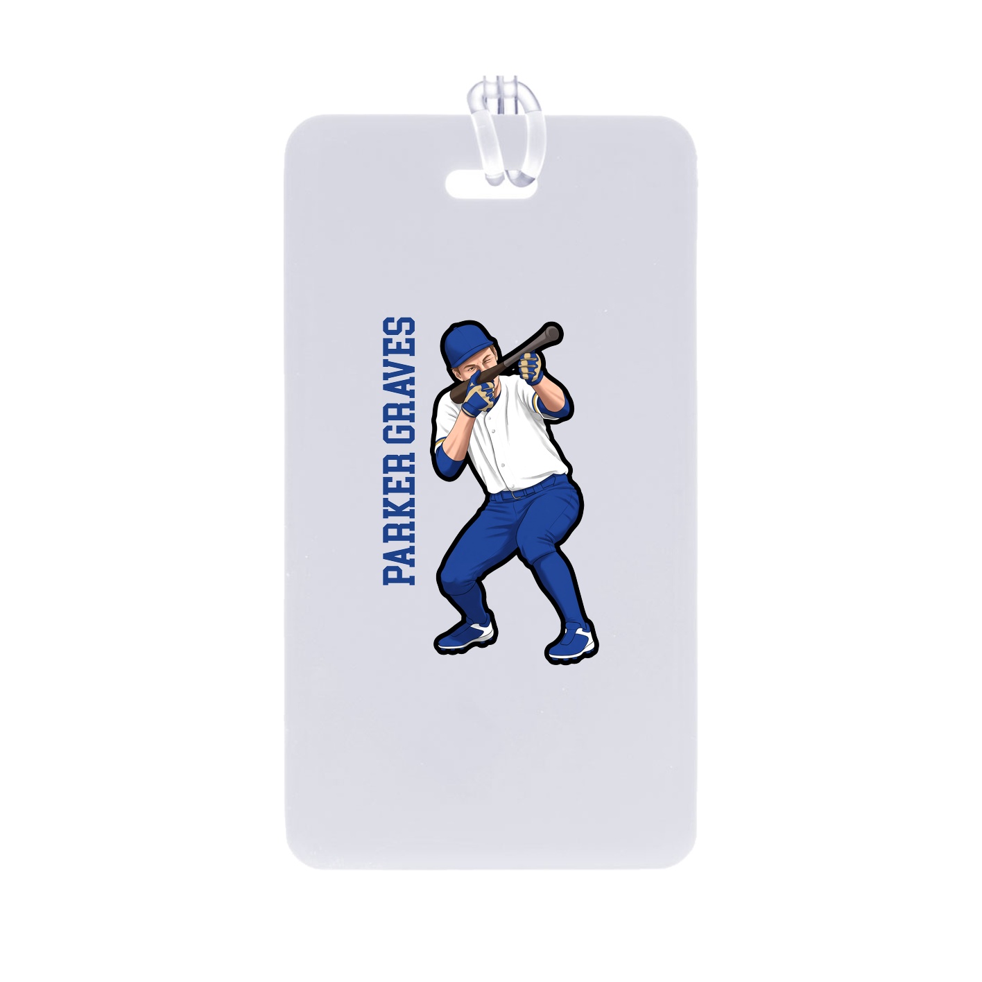 Bag Tag — Name Vertical in Classic