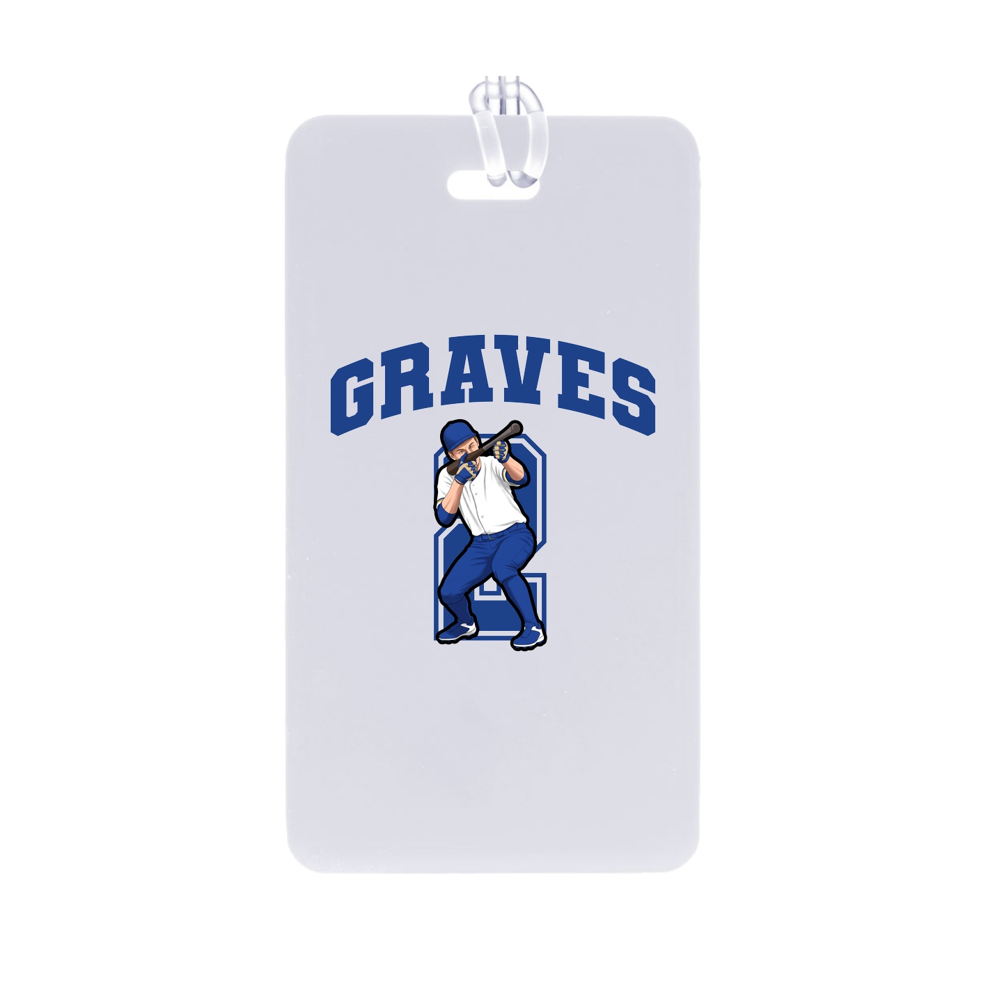 Bag Tag — Number in Classic