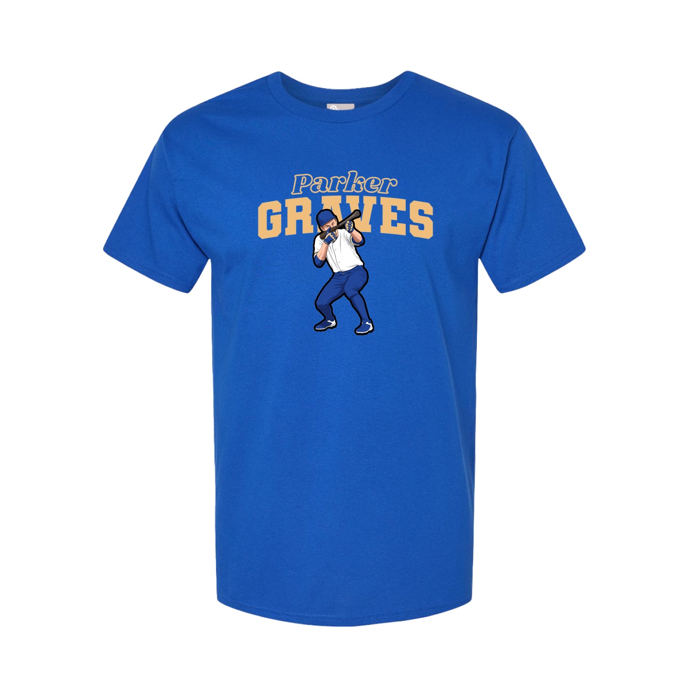 Tee — Name Arch in Royal
