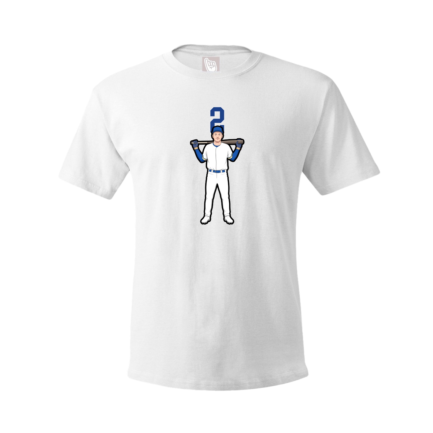 Tee — Number Top in White