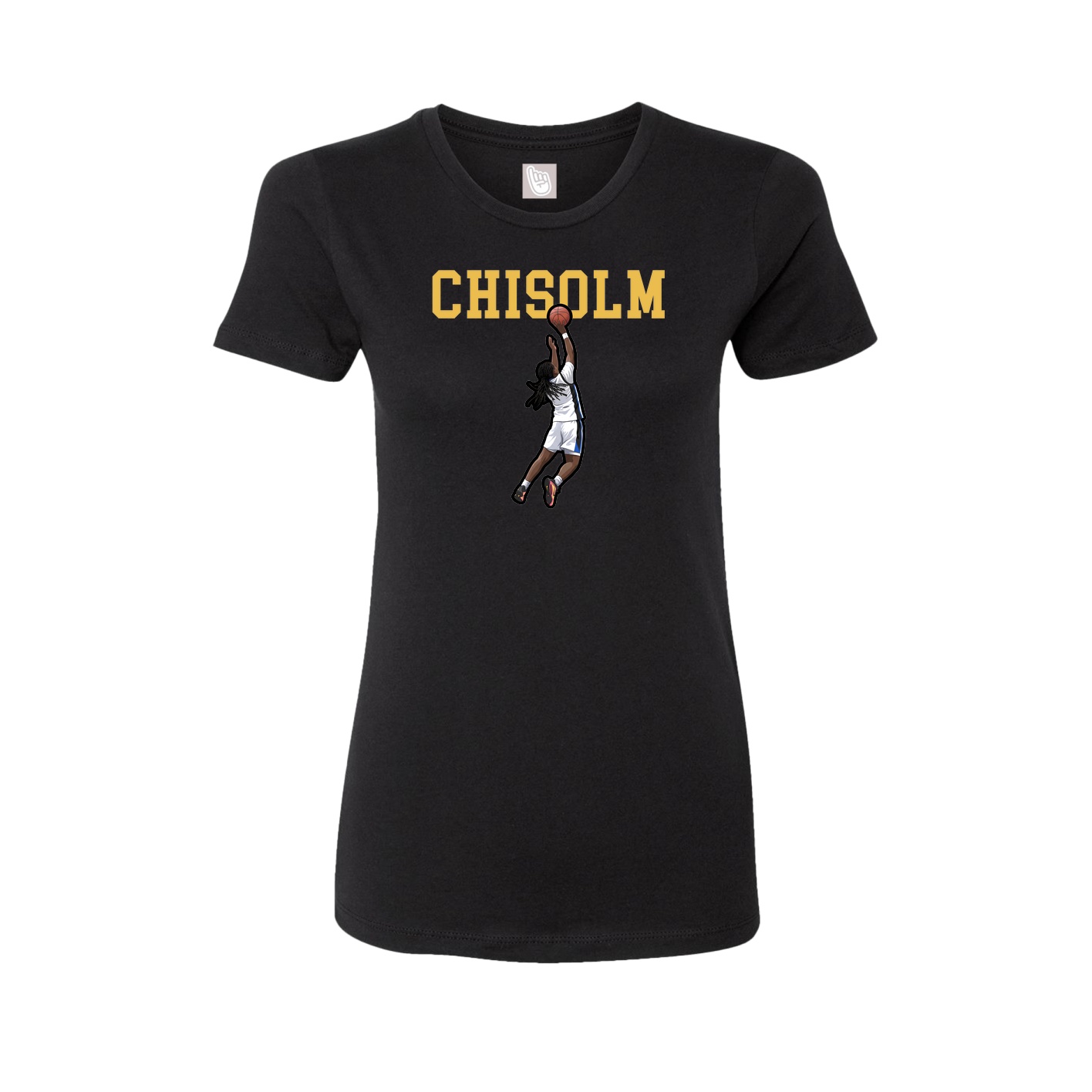 Fitted Women's Tee — Shirsey in Black