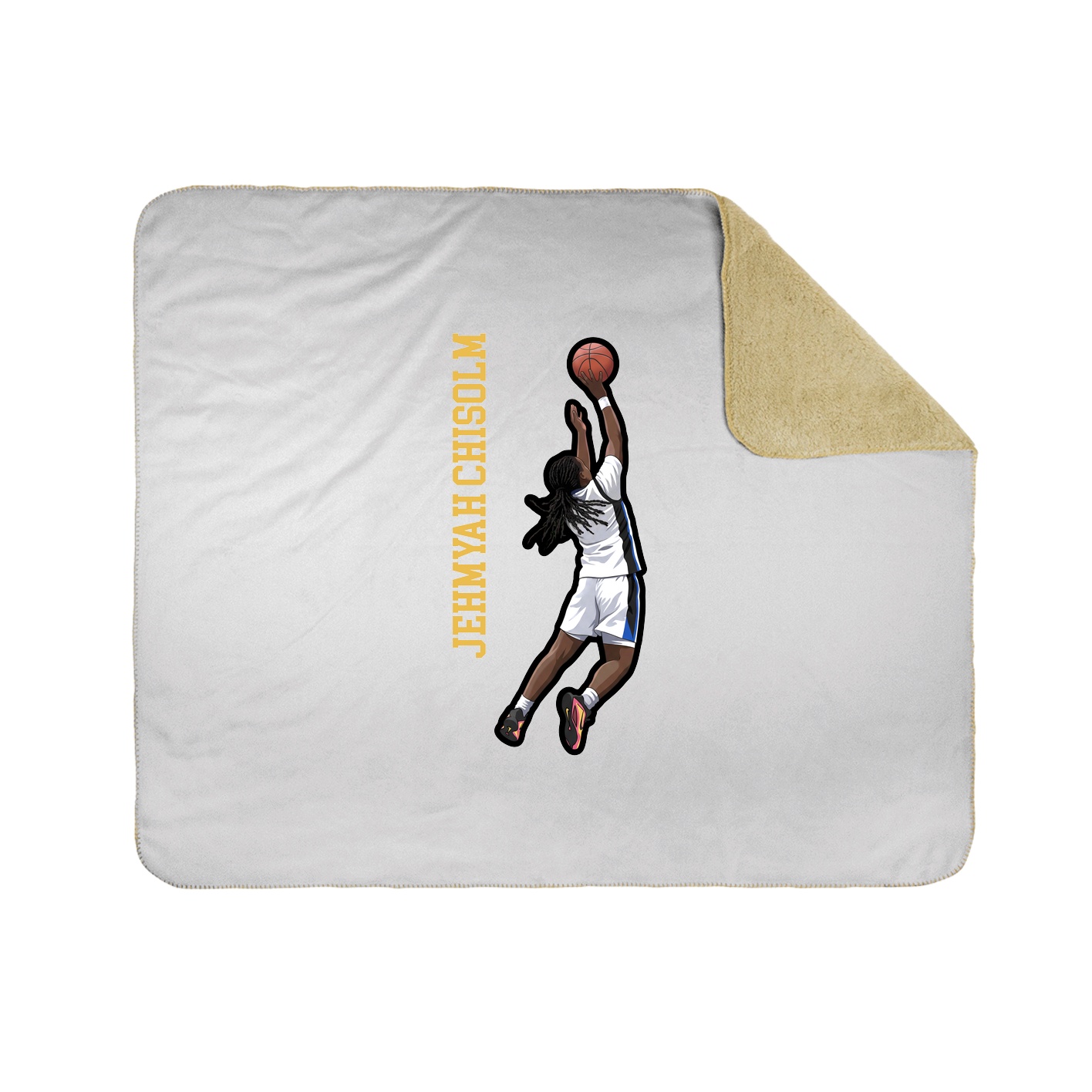 50x60 Sherpa Lined Throw Blanket