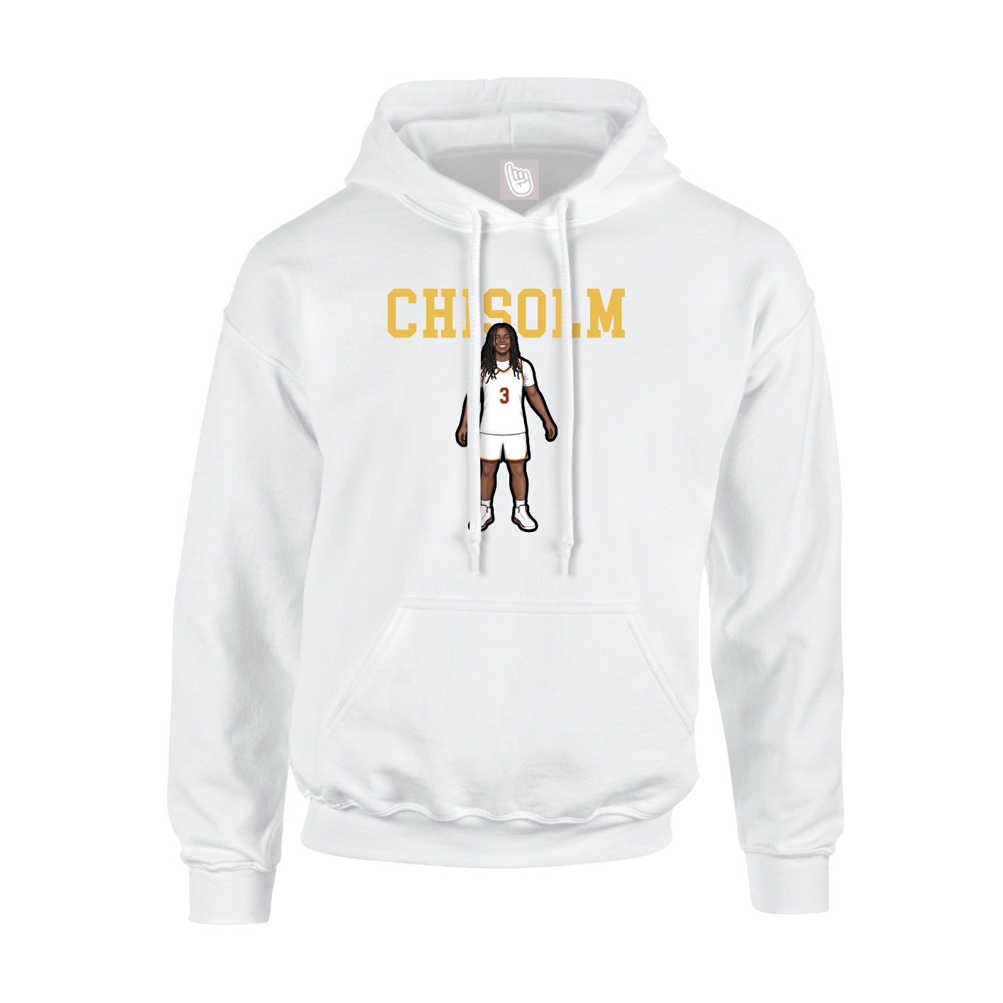 Hoodie — Shirsey in White