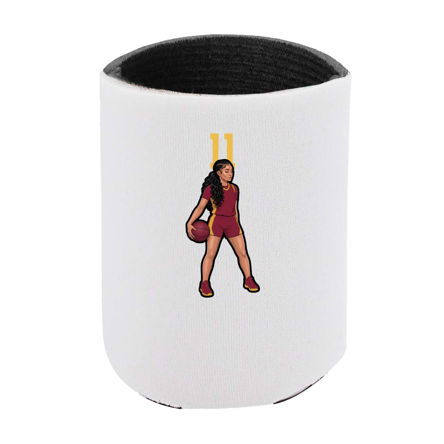 Can Holder — Number Top in White