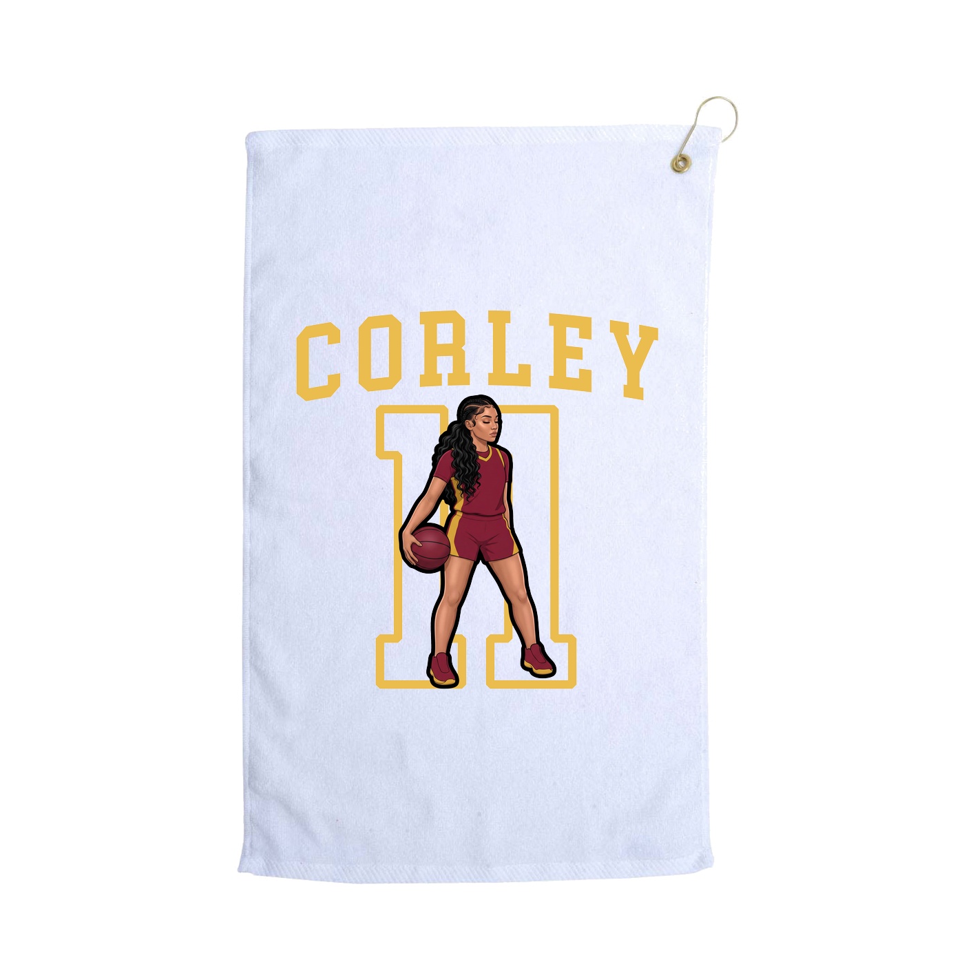 Golf Towel — Shirsey in White